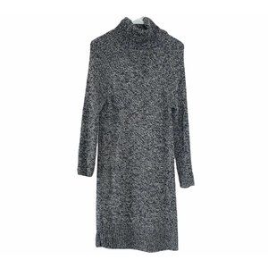 TREASURE & BOND TURTLENECK SWEATER MARLED DRESS SIZE XS COTTON BLEND